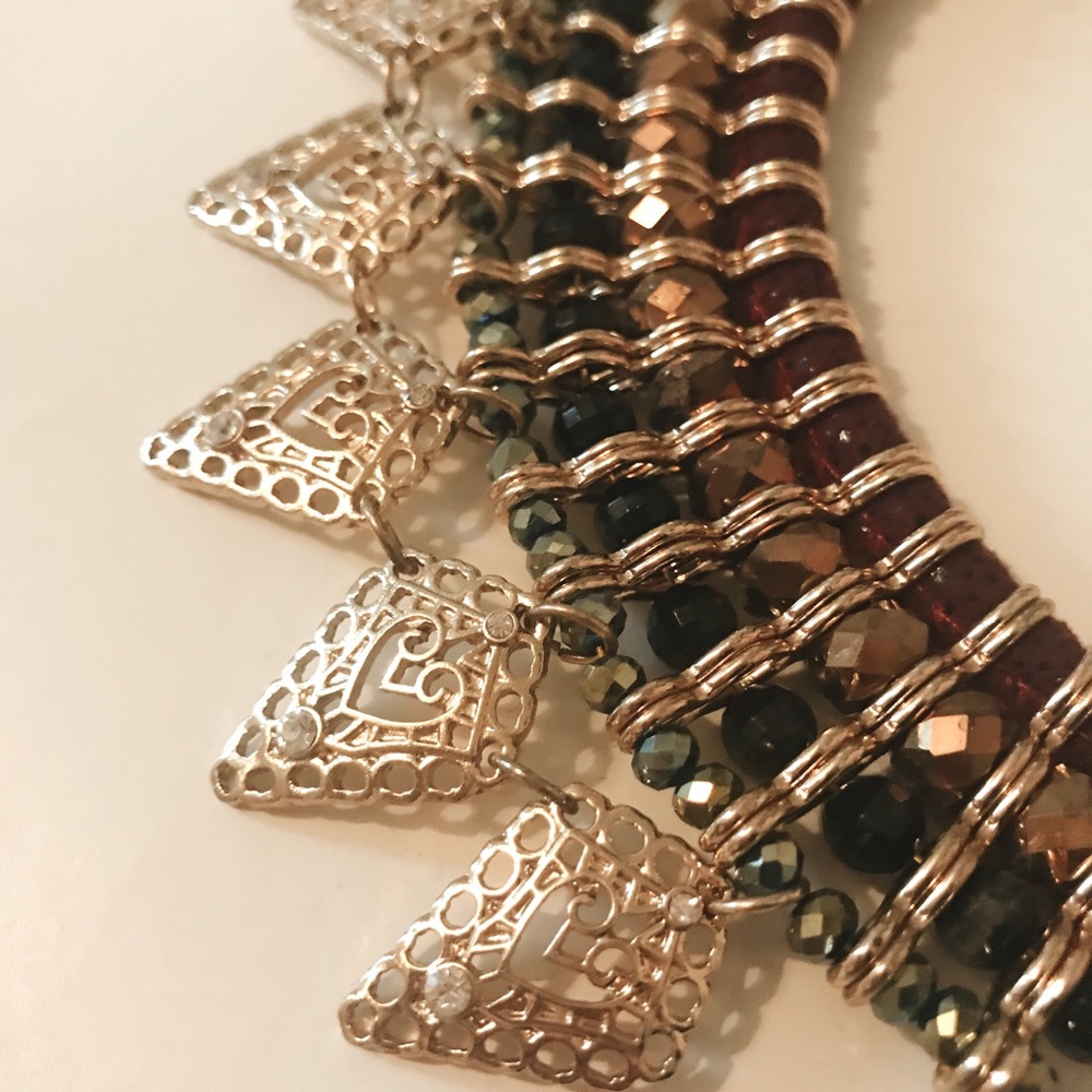 Fall-Toned Statement Necklace